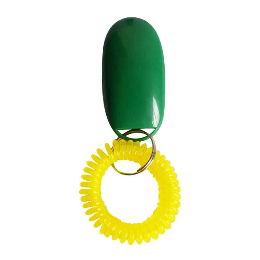 Hot Sale Portable Dog Button Clicker Sound Trainer Pet Training Tool Wrist BAccessory Pet Products Accessories  Dog cat Supplies