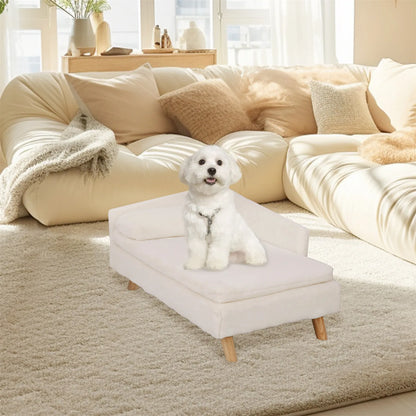 BINGOPAW Elevated Pet Bed With Waterproof Pad And Wood Legs