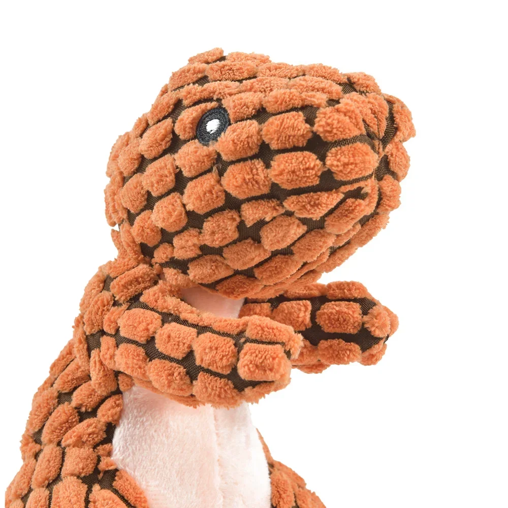 YOUSE Premium LimitedEditionSuperDurable Plush Dinosaur Dog Cat Chew Toy Interactive