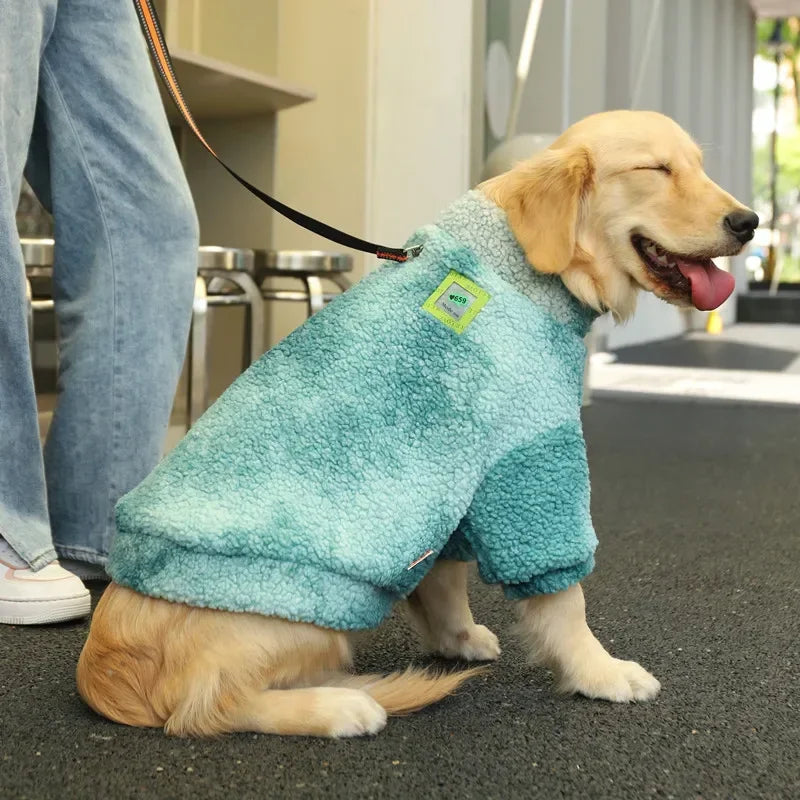 Thick Accessories Medium Large for Jacket 3XL-7XL Wool Dog Big Windproof Winter Pet Dogs Lambs Clothes Coat