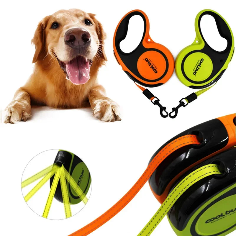 NONECN Portable Automatic Retractable Dog Leash Nylon