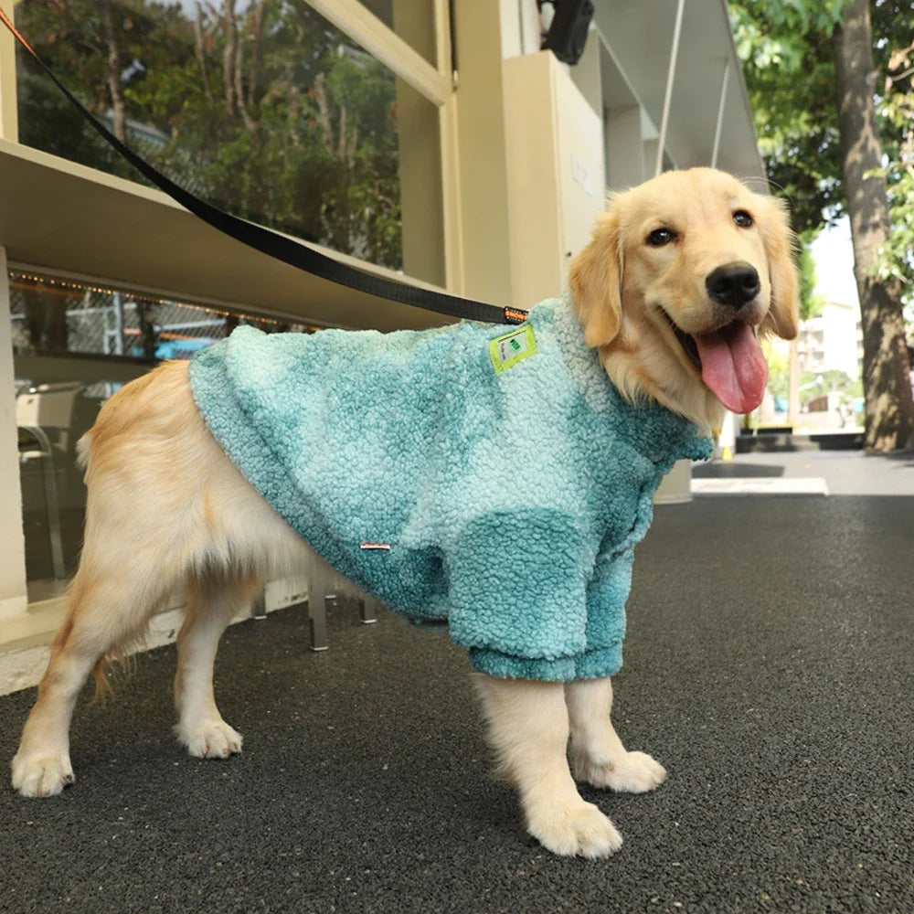 Thick Accessories Medium Large for Jacket 3XL-7XL Wool Dog Big Windproof Winter Pet Dogs Lambs Clothes Coat