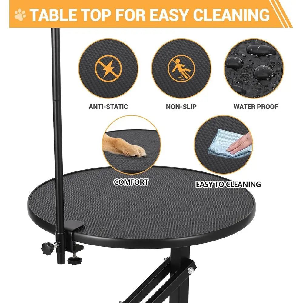 Hydraulic Dog Grooming Table With 360 Degree Rotation Heavy Duty