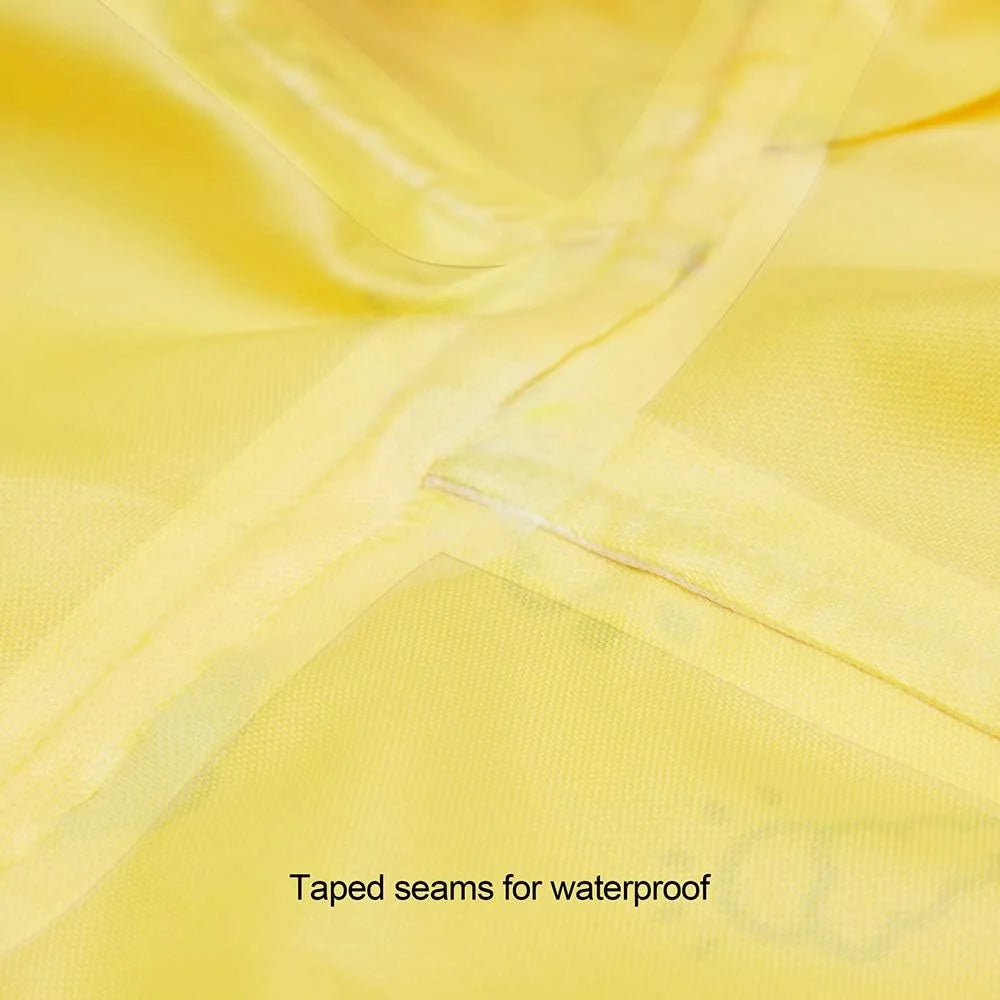 Lightweight Waterproof Dog Raincoat With Hood And Harness