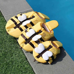 Waterproof Dog Life Jacket Harness Breathable Summer Swim Safety Vest