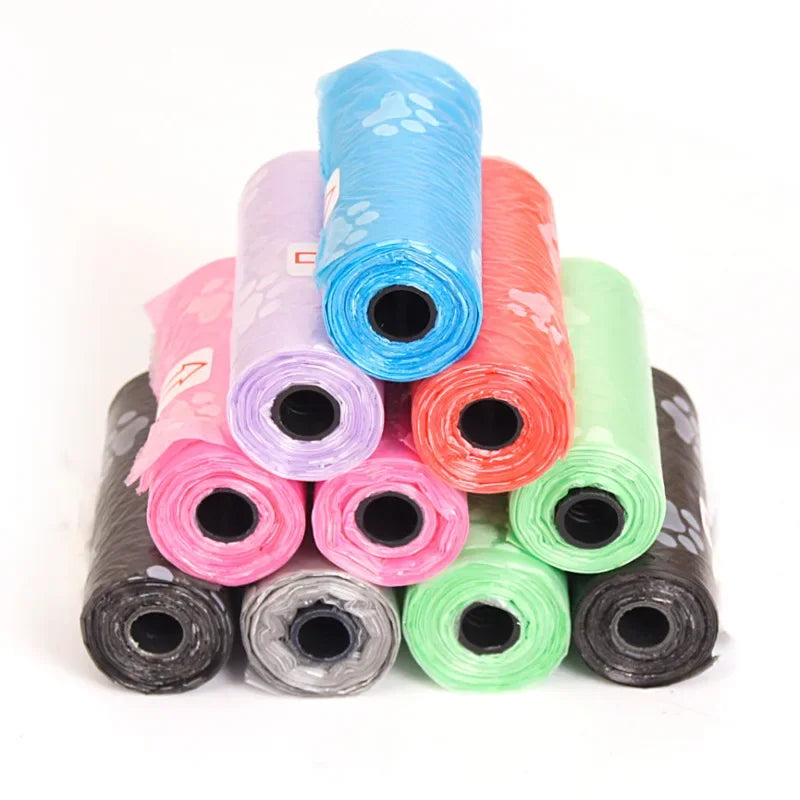 Dog Litter Poop Bags Roll Refill for Dogs Outdoor Cleaning