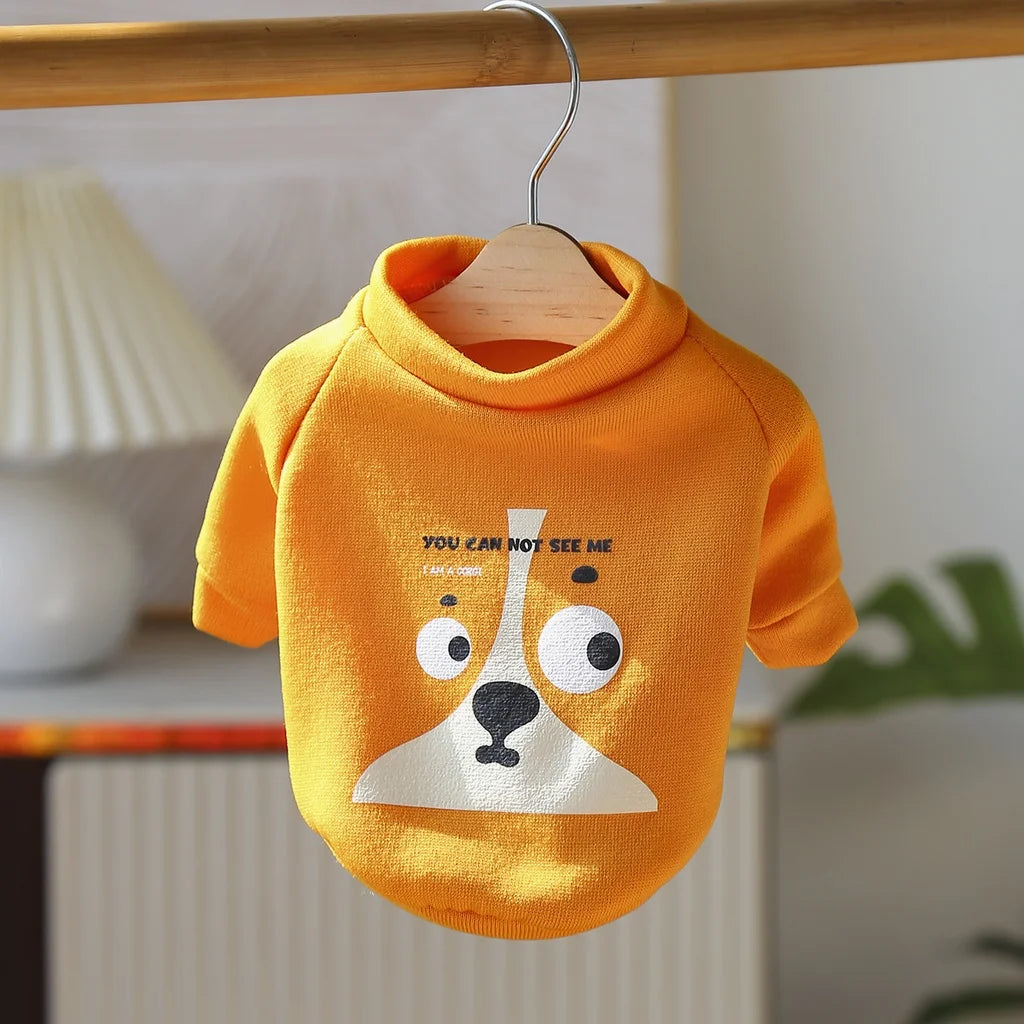 Pet Clothes Cartoon Sweater Dog Shirt Autumn And Winter Cat And Dog Pullover Sweater