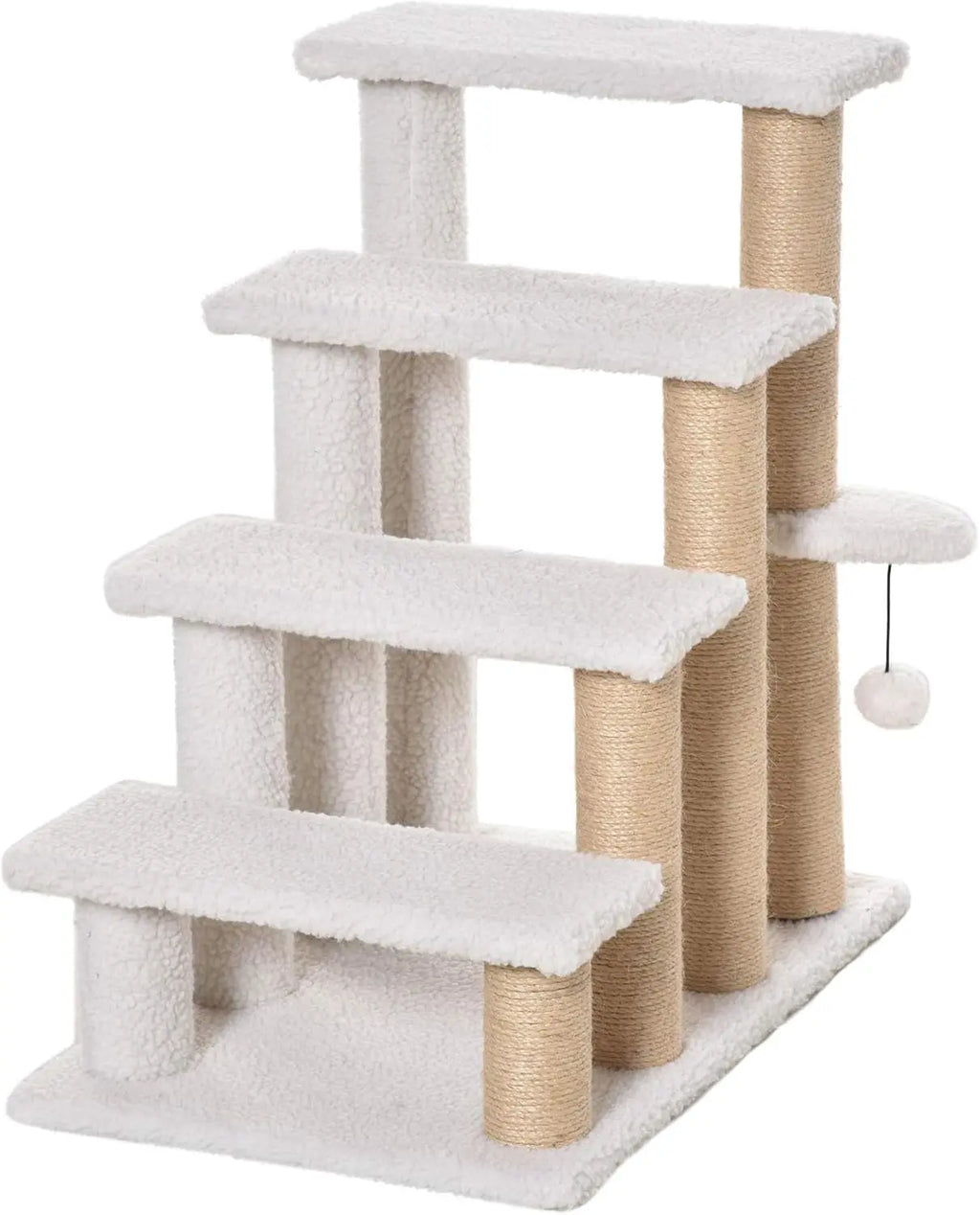 Pet Harmony Supplies Cat Steps Carpeted Ladder Kitten Tree