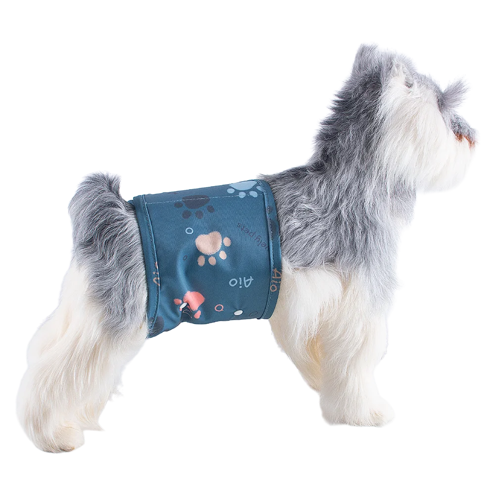 Adjustable Cartoon Animals Pet Dog Diapers Washable Males Absorbent for Dog Reusable Pet Panties Shorts Physiological Pants