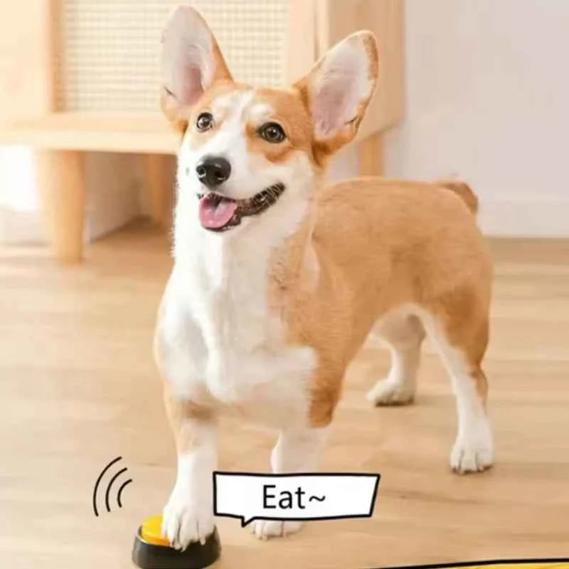 Dog Toys Funny Dog Recordable Pet Toys Talking Pet Starters Pet Speaking Buttons Portable Cute Pet Supplies