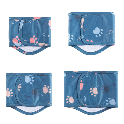 Adjustable Cartoon Animals Pet Dog Diapers Washable Males Absorbent for Dog Reusable Pet Panties Shorts Physiological Pants