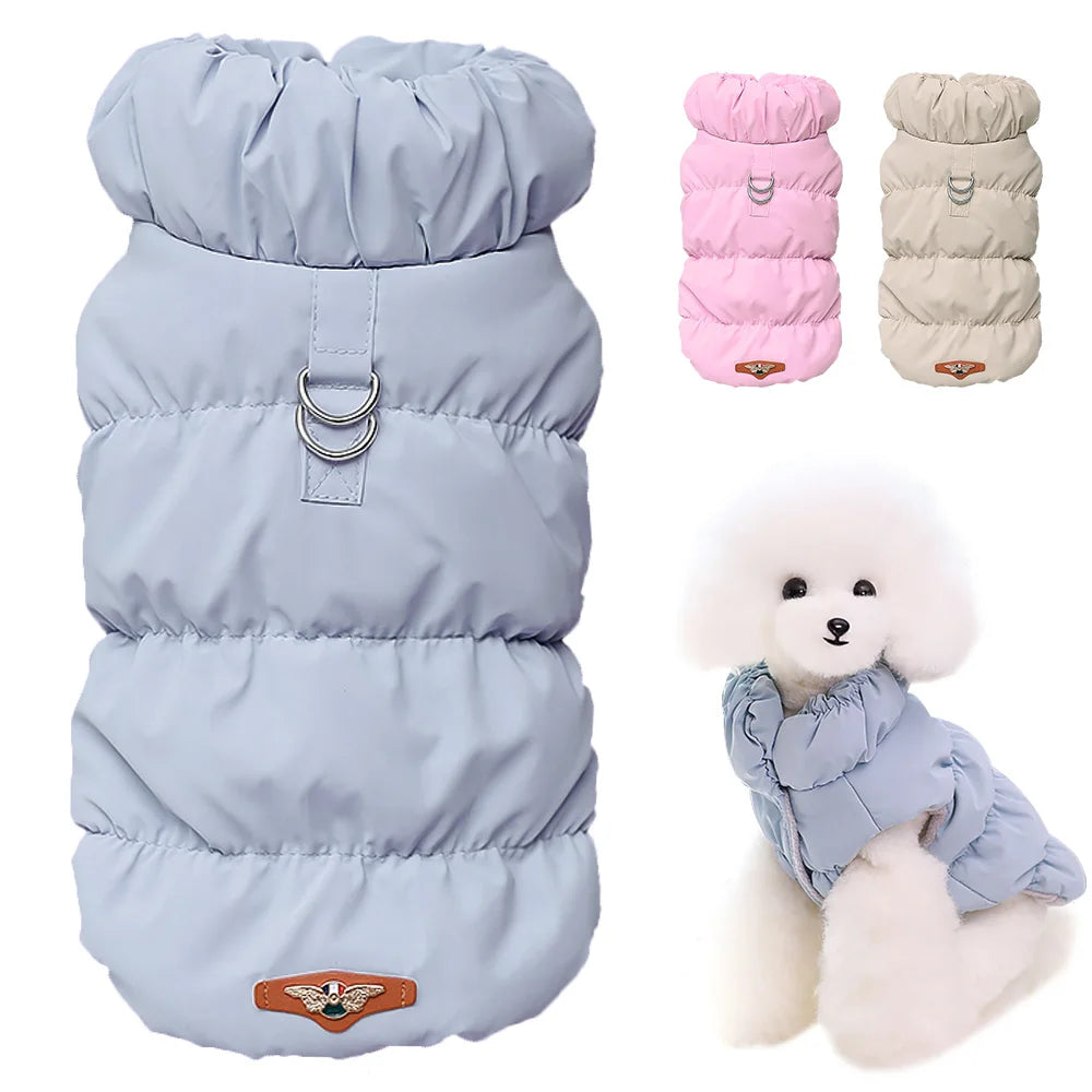 Didog Soft Warm Padded Dog Coat Winter Jacket For Dogs