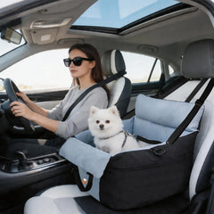 BINGOPAW Dog Car Seat For Small Dogs Washable Booster Seat