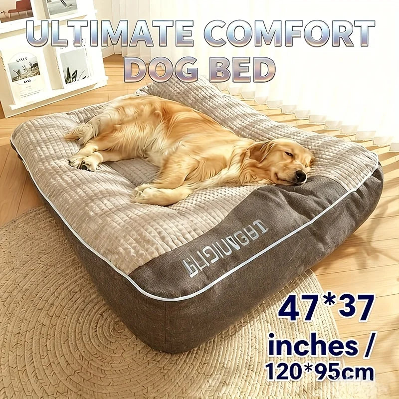 NONECN Orthopedic Dog Bed For Dogs Extra Thick Cushioned