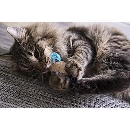 2 Count Mouse Mates Plush Catnip Cat Toys For Cats