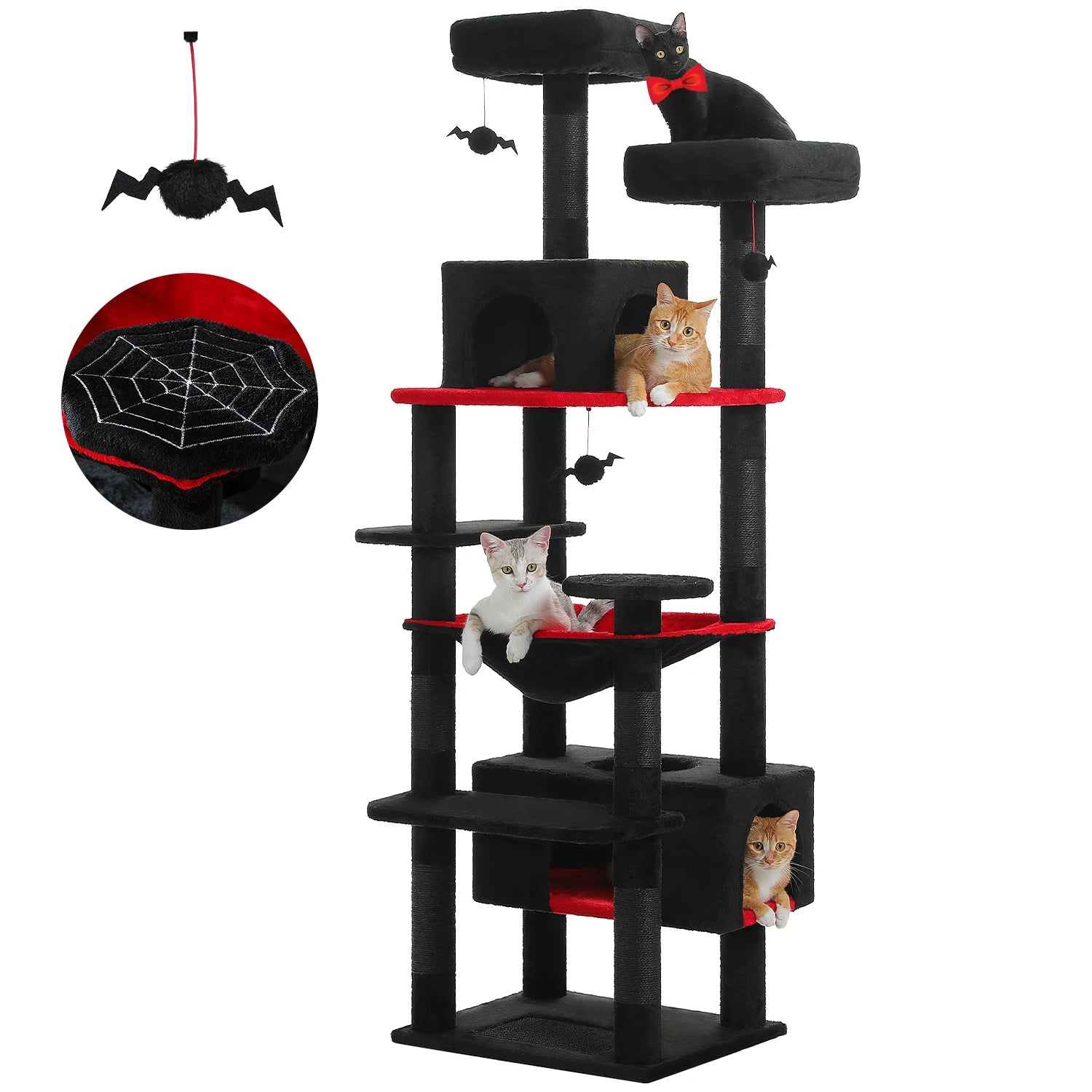PAWZ Road Cat Tree And Tower For Cats With Sisal Posts