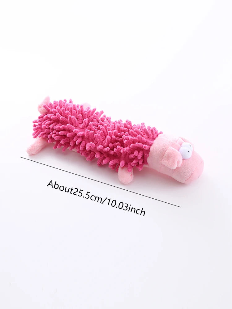 Squeaky Plush Dog Toy With Teething Sound For Daily Fun