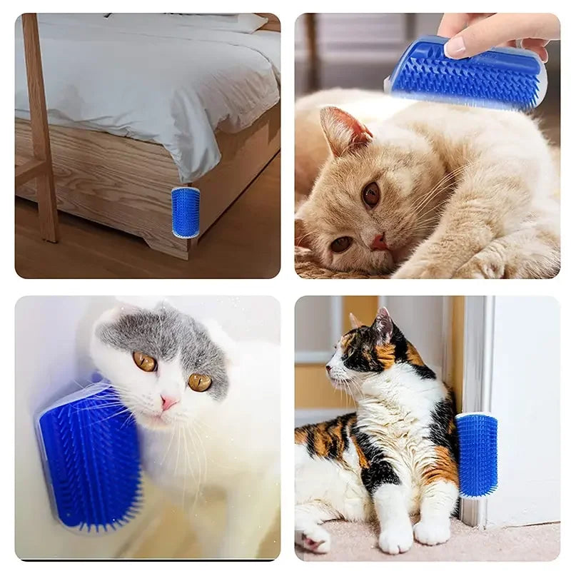 High Concerned Cat Corner Massager Brush For Hair Removal