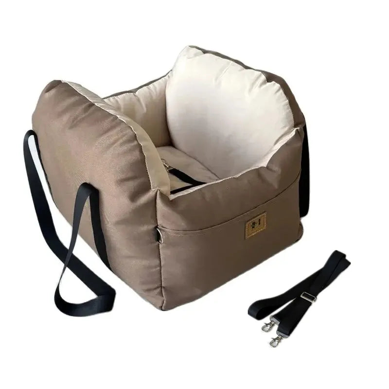 Dog Car Seat With Safety Belt Four Season Universal Cushion