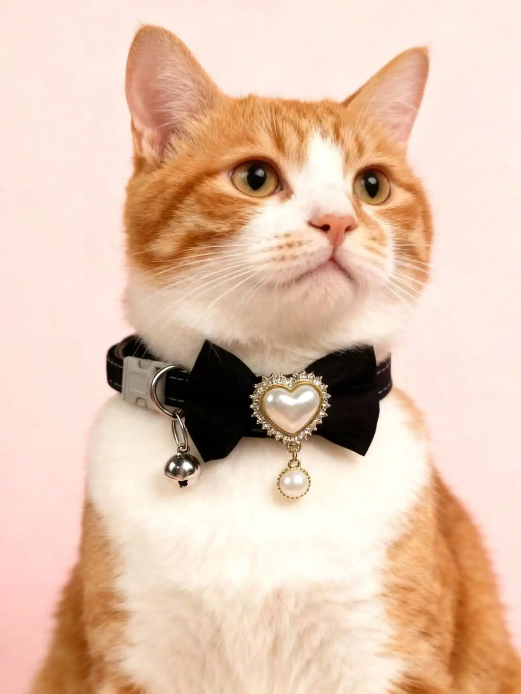 Silicone Bow Tie Pet Collar, Adjustable For Cat And Dog