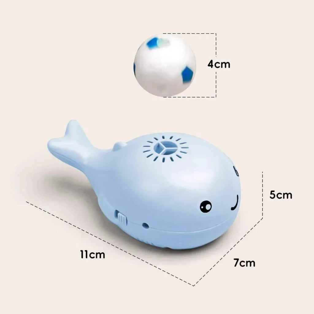 Interactive Cat Toy Whale Jet Ball Electric USB Dual Fan