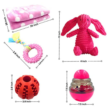 YAO HUI HUANG Puppy Chew Toy Set With Squeaky Teethers