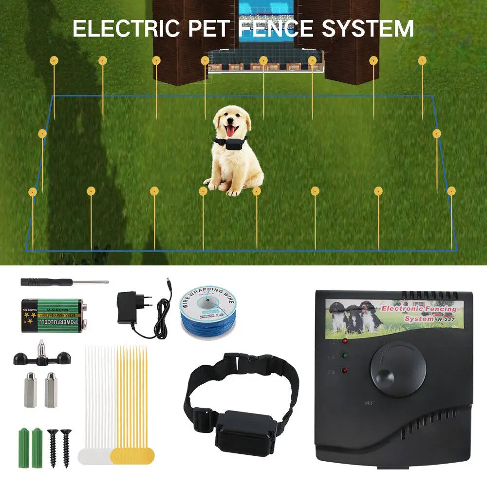 Waterproof Electric Dog Fence System With Containment Shock Collar