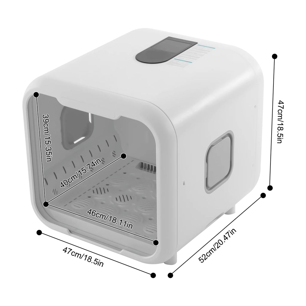 800W Pet Dryer Box For Grooming Hair Drying And Sanitation