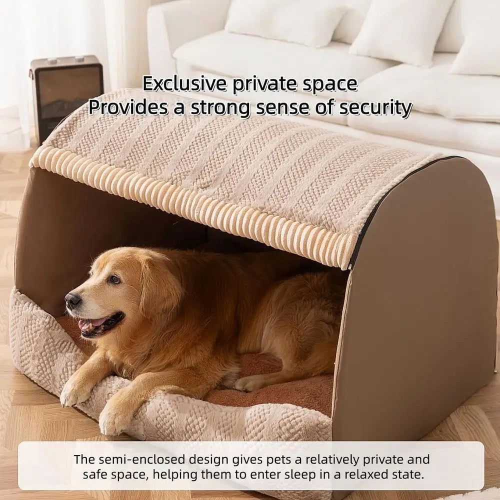 Household Memory Foam Pet Bed Cave For Dogs And Cats