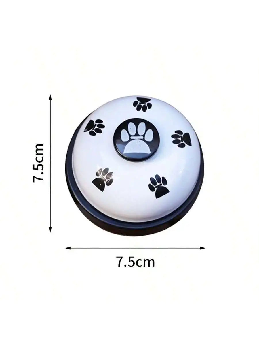 Pet Training Bell With Paw Print Design Foot Operated Dog Cat Interactive Toy