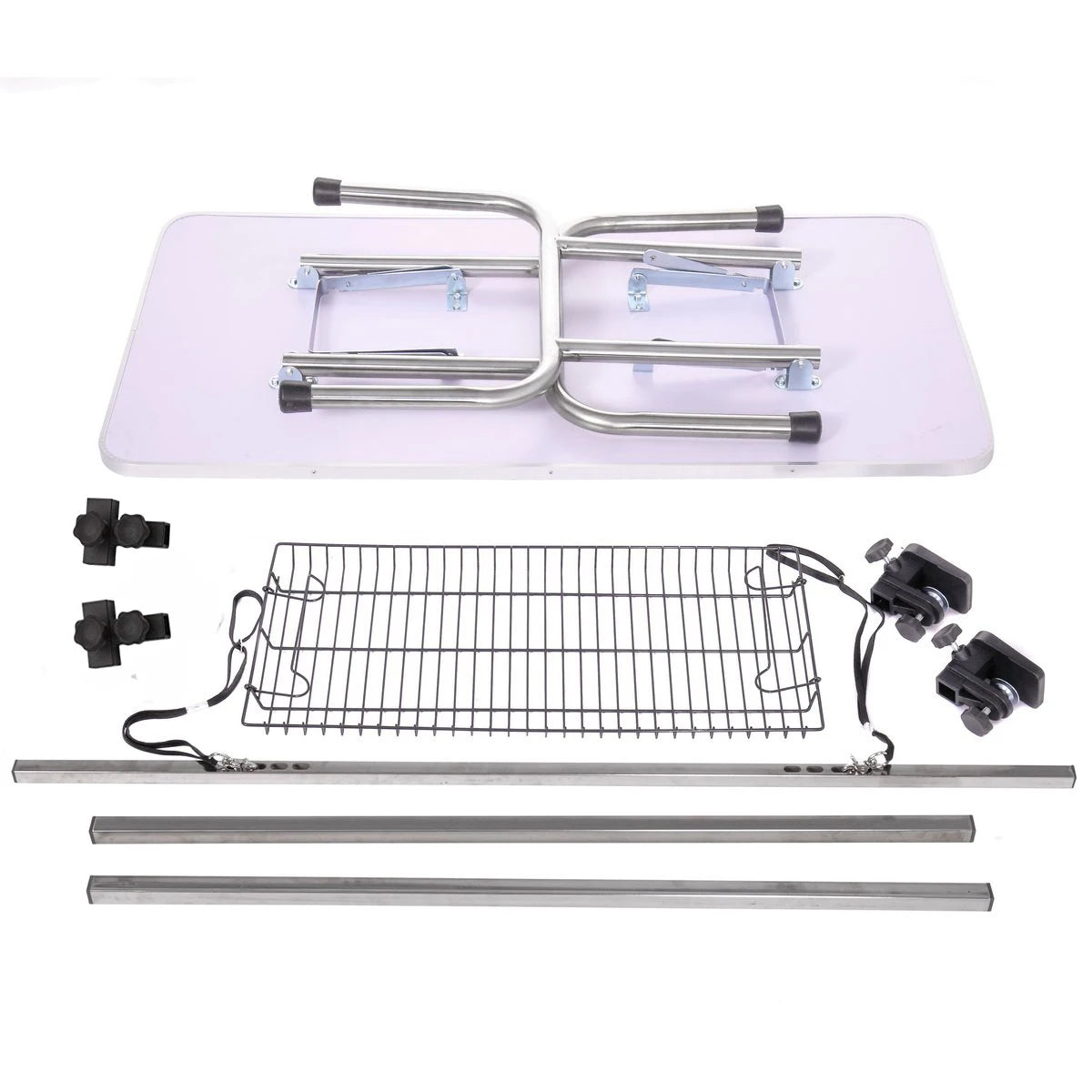 Professional Dog Grooming Table With Arm And Mesh Tray Portable