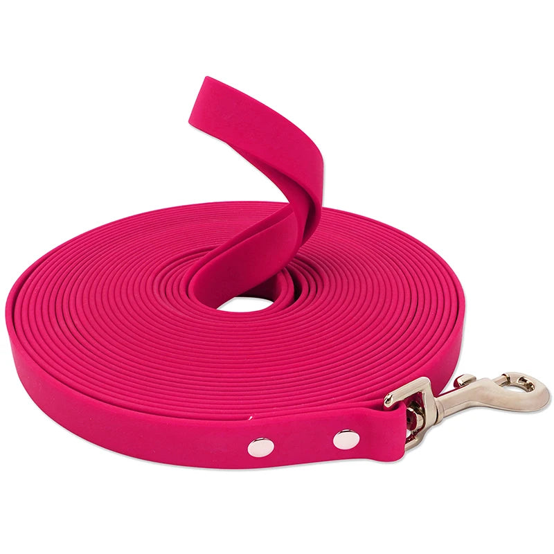 Livepetsme Waterproof Dog Leash PVC Easy Clean Walking Lead