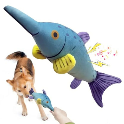 Large Squeaky Dog Toys- Plush Dog Toys with Soft Fabric for Small, Medium, and Large Dogs Daily Companionship, Training Reward