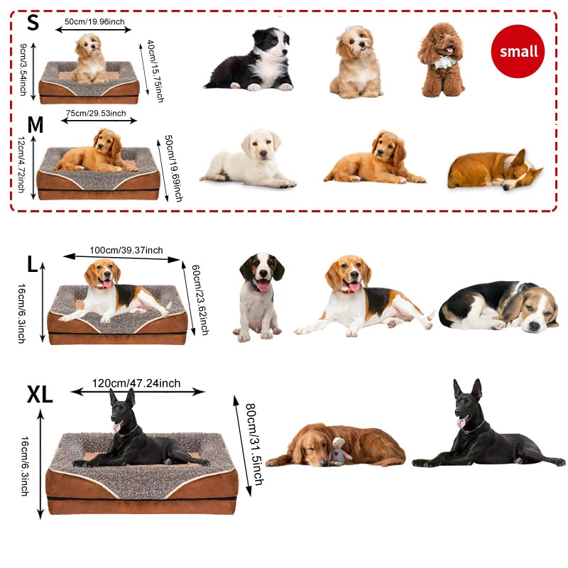 Jiangsu Oversized Dog Bed Removable Washable All Seasons Pet Sofa