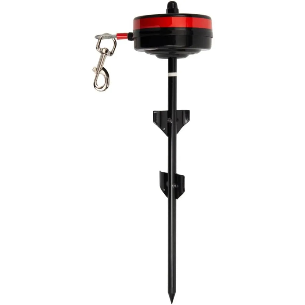 YTYIN Bracket Mount and Stake Retractable Dog Leash Tie Out