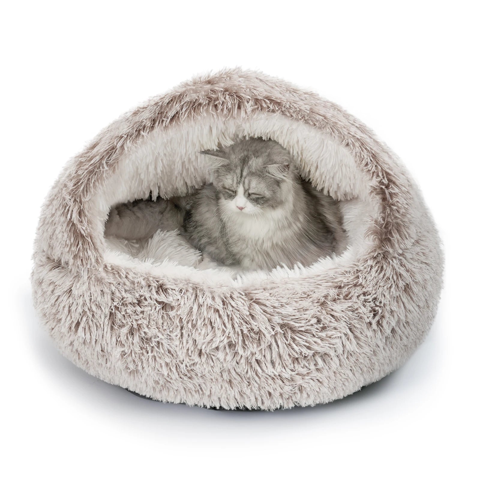 Closure Cat Beds Nest Soft Semi Enclosed Pet House Rest