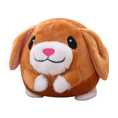APWIKOGER Plush Automatic Bouncing Interactive Dog Toy Self Moving Squeaky