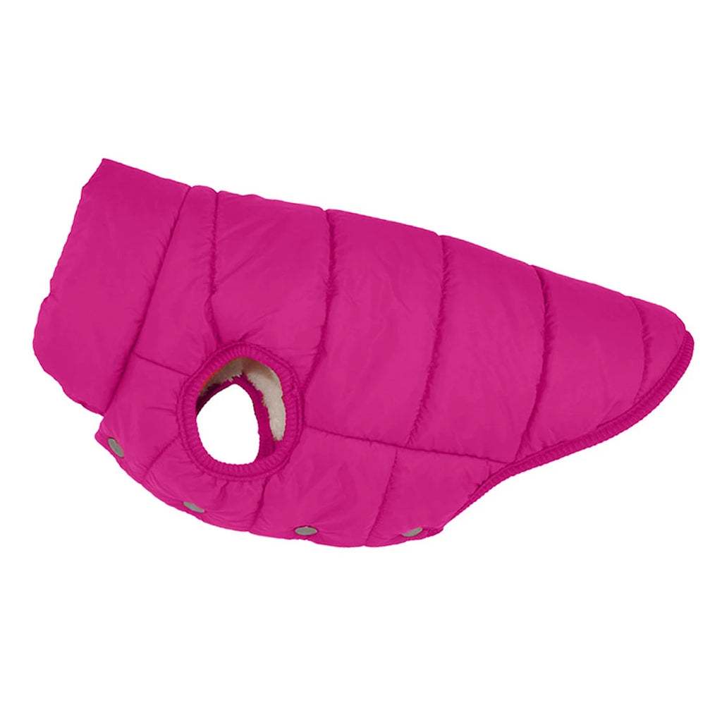 NONECN Winter Dog Jacket With Fleece Lining For Cold Weather