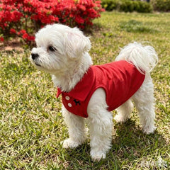 Breathable Summer Pet Polo Shirt Puppy Cat Clothing Skin Friendly