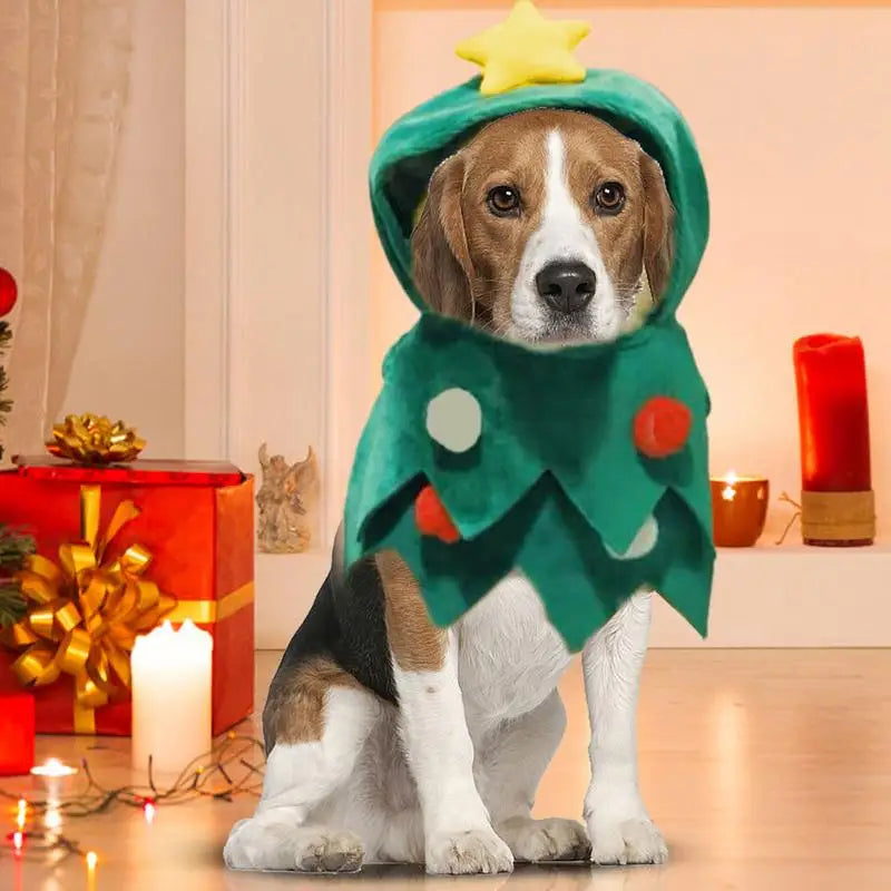 High-concerned Dog Christmas Hoodies for Pets Winter Wear