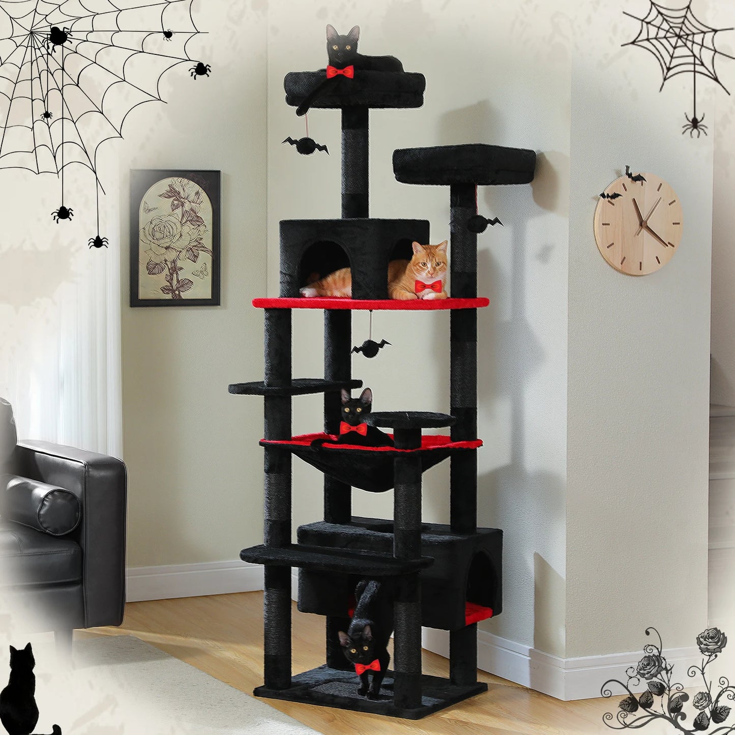 PAWZ Road Cat Tree And Tower For Cats With Sisal Posts