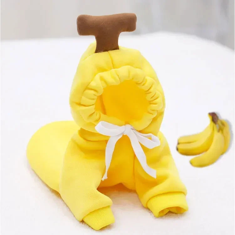 Dog Hooded Sweatshirt Winter Coat Pet Clothes For Small Dogs