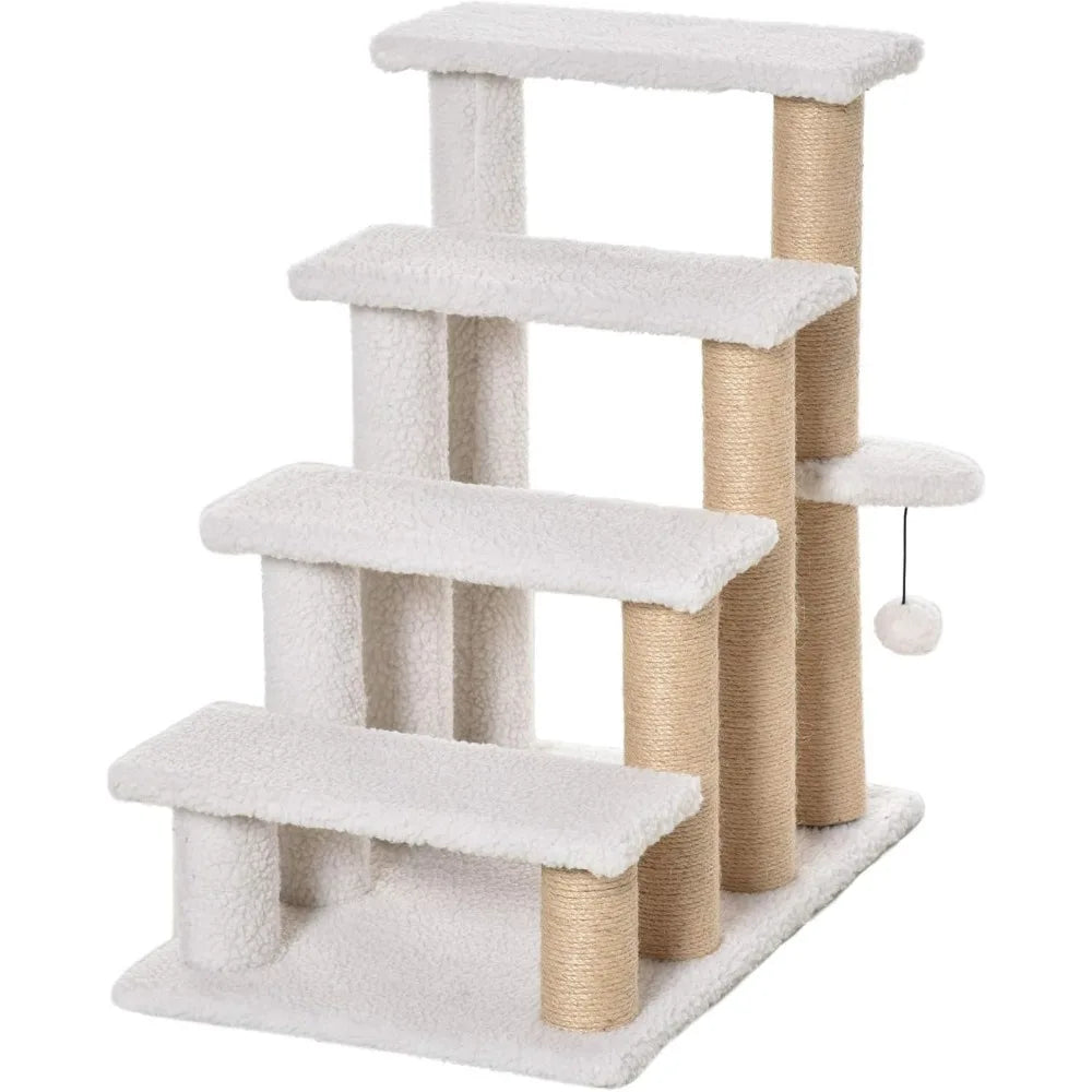 Pet Harmony Supplies Cat Steps Carpeted Ladder Kitten Tree