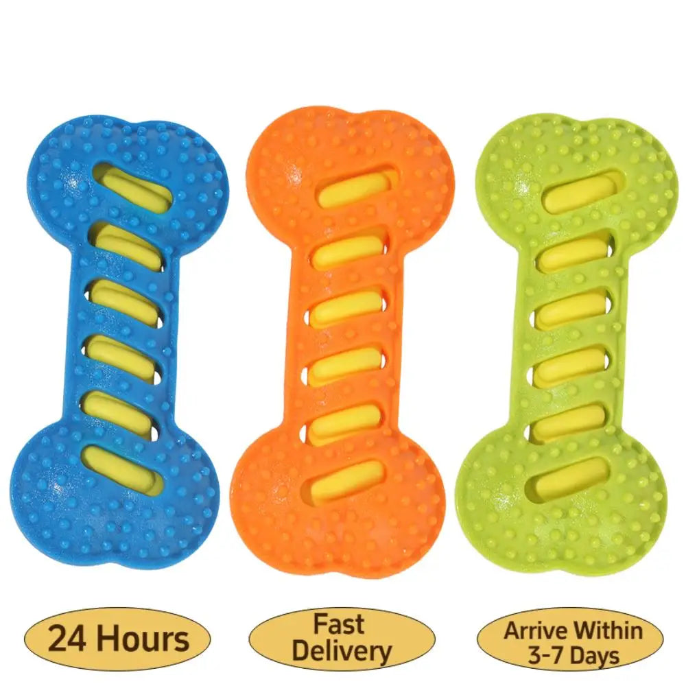 Alloet 3Pcs Teeth Cleaning Molar Stick Interactive Dog Chew Toy