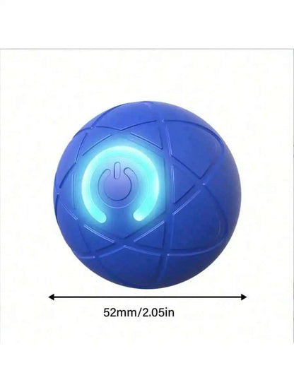 Automatic Dog Ball Toy Vibrating Interactive Moving Ball USB Rechargeable For Small Dogs