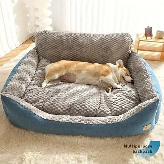 BOFNLCN Dog Bed Sofa Double Filling Washable Breathable