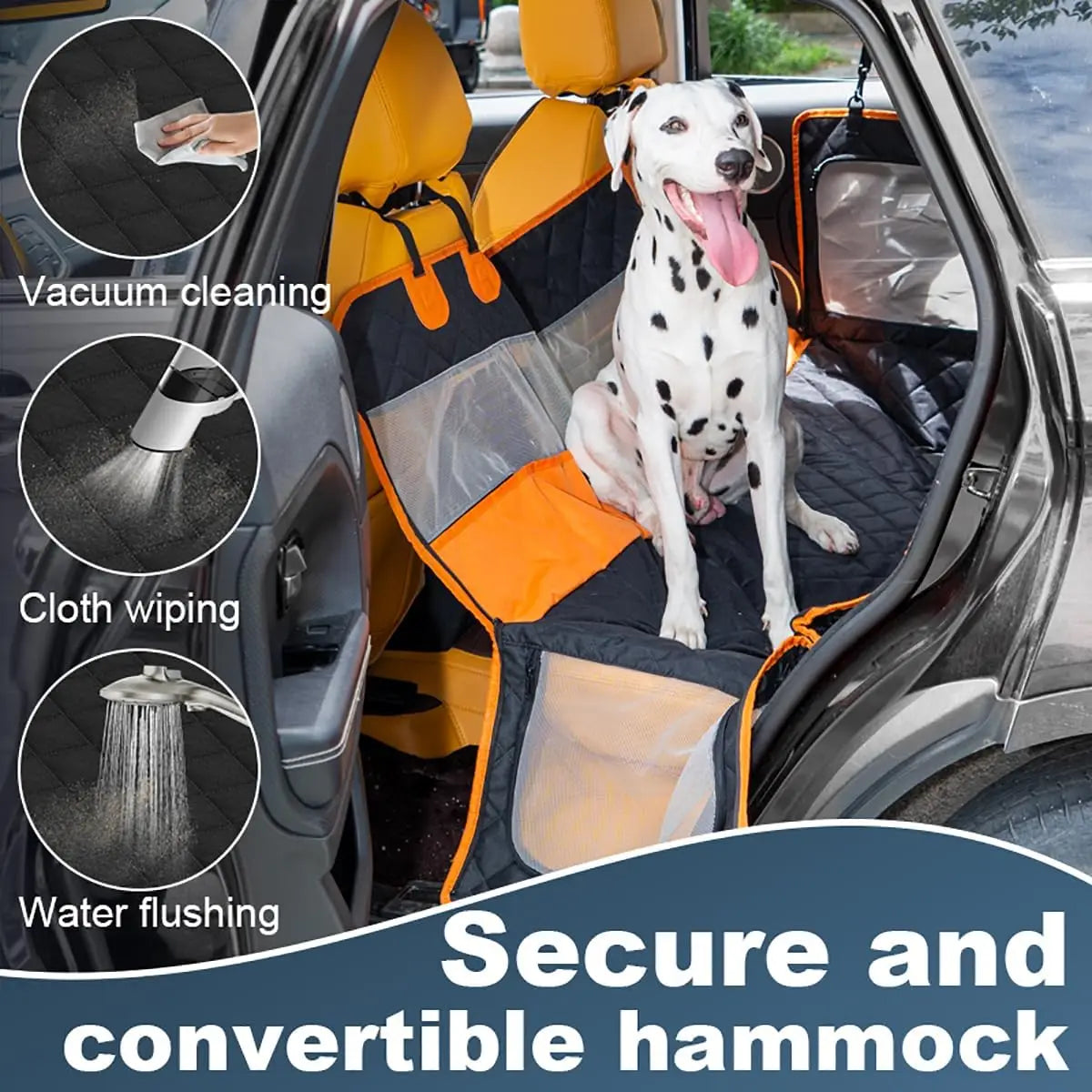 YQXH Dog Car Seat Cover Four Layer Waterproof Protector
