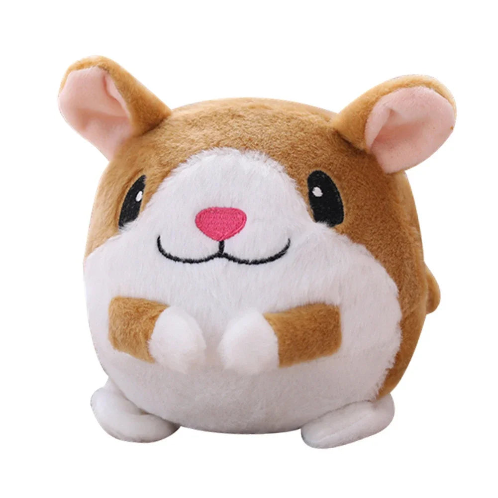 APWIKOGER Plush Automatic Bouncing Interactive Dog Toy Self Moving Squeaky