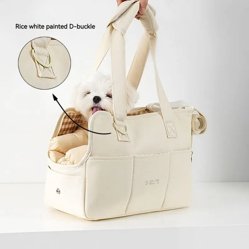Portable Shoulder Dog Carrier Backpack For Small Dogs