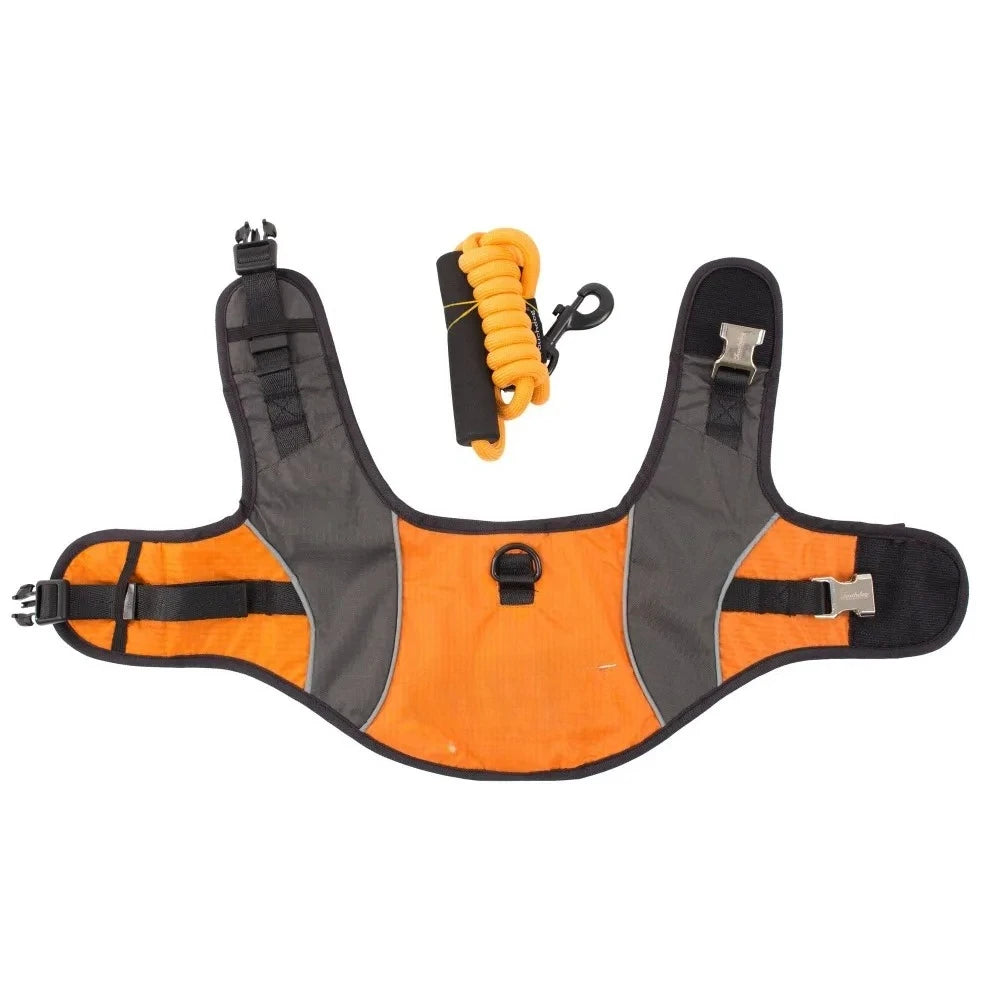 Premium Adjustable Reflective Dog Harness And Leash Combo